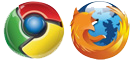 icona google chrome e firefox
