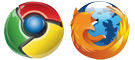 ATTENZIONE PROGRAMMA TESTATO PER CHROME e FIREFOX icona google chrome e firefox